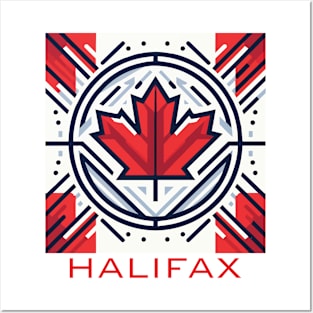 Halifax Nova Scotia Canada Flag Posters and Art